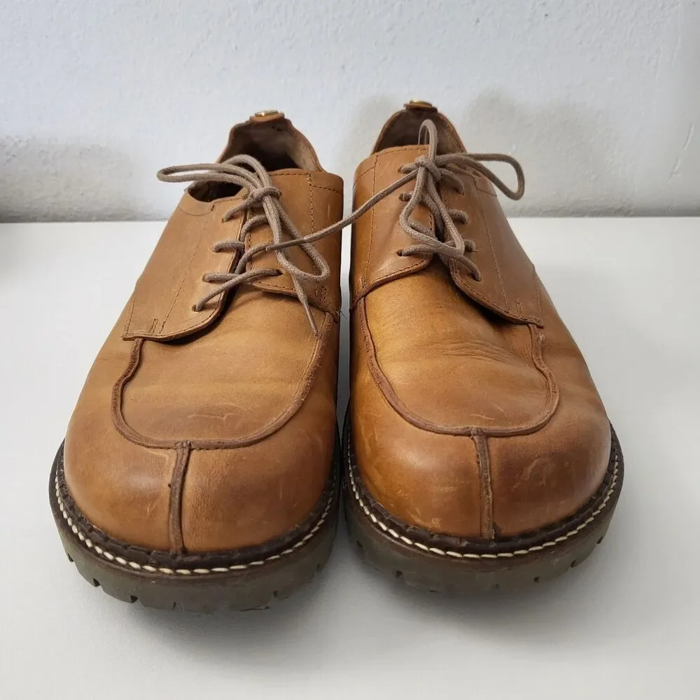 BIRKENSTOCK Timmins Oxfords Mens 11 / 44 Brown Leather Lace Up Shoes Sneakers